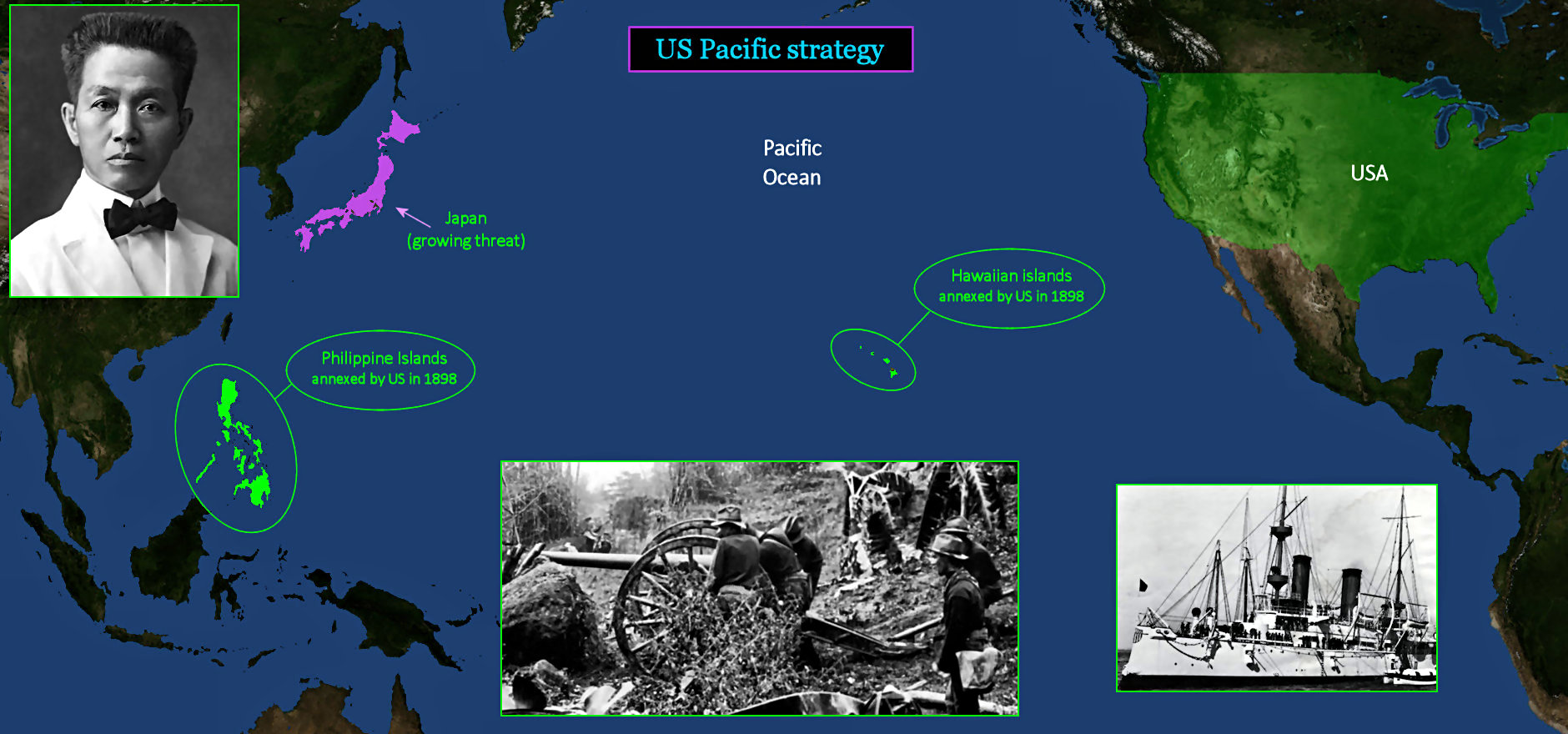 Philippine-American War, 1899-1902 map